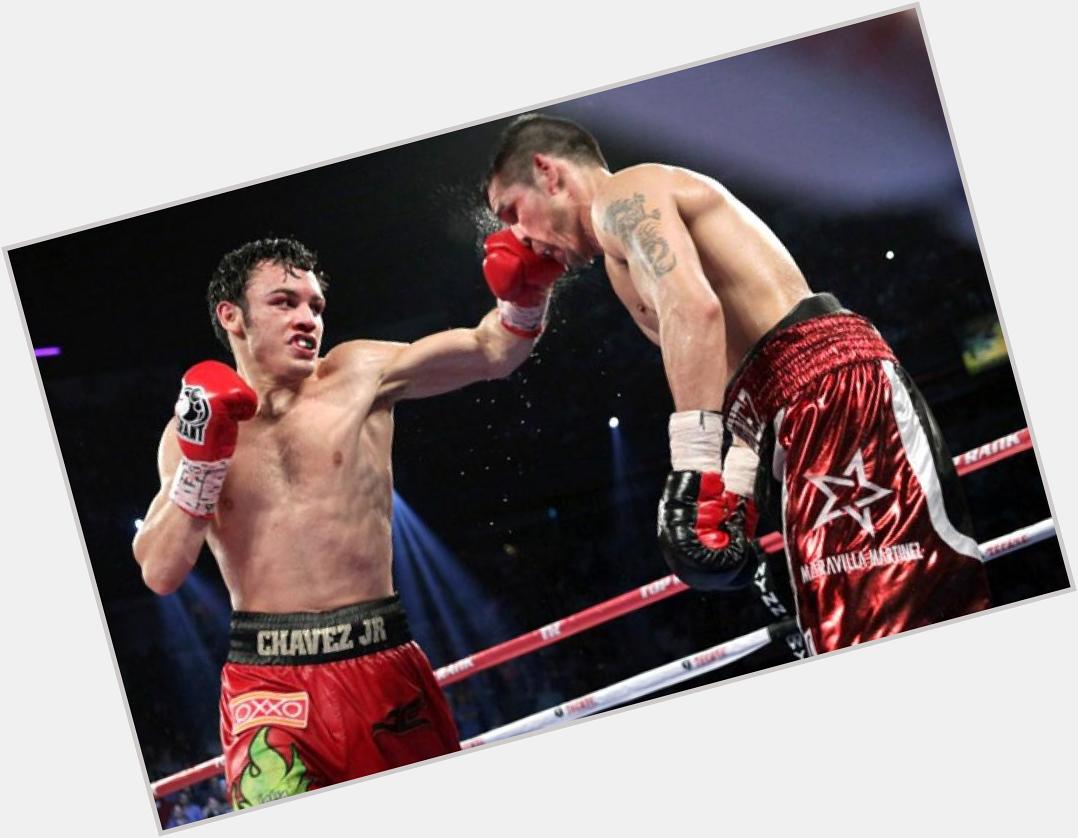 Julio Cesar Chavez Jr is 29 years young today. Happy Birthday. See You April 18. 
