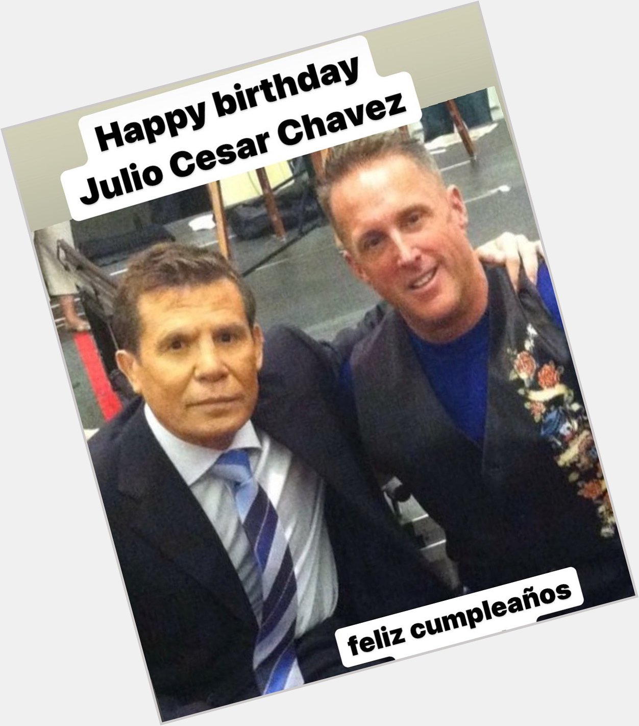 Happy birthday to the legendary Julio Cesar Chavez. 