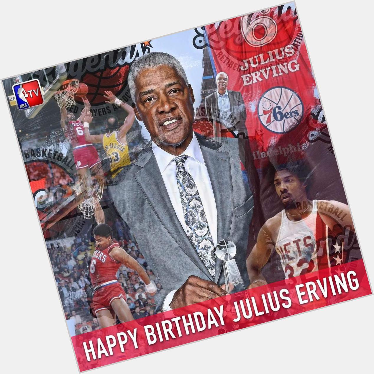 Happy birthday to BB great Julius Dr. J Erving, who also happens to be the best Nets player ever. 