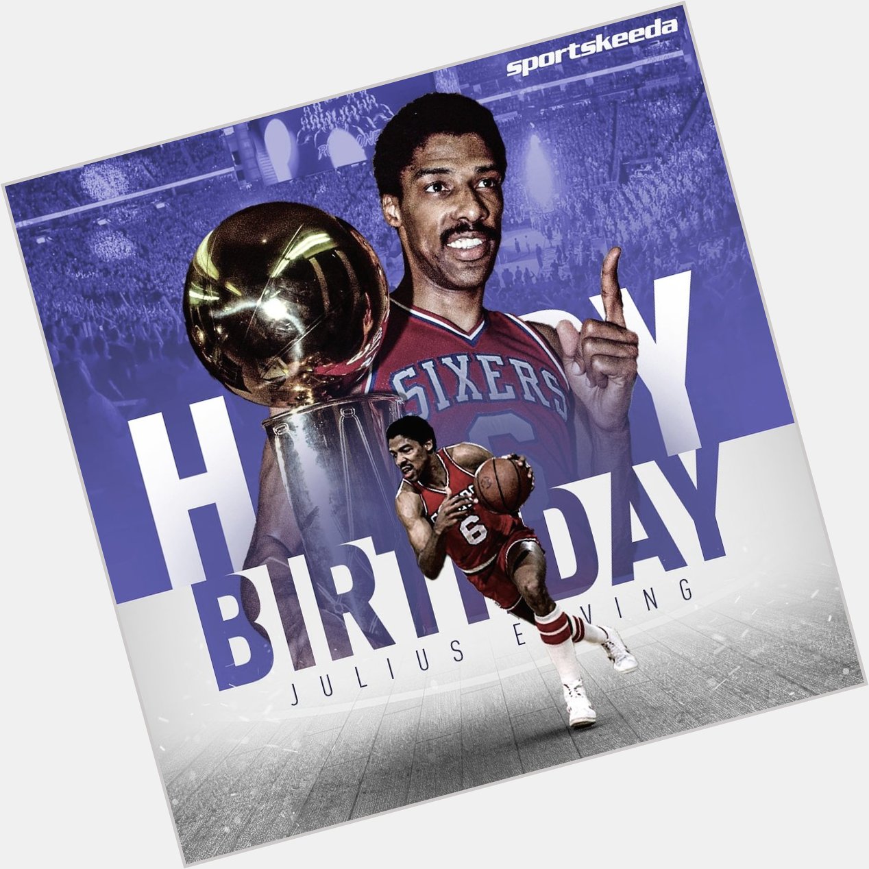 Join us in wishing a Happy 73rd Birthday to Julius \"Dr. J\" Erving!  