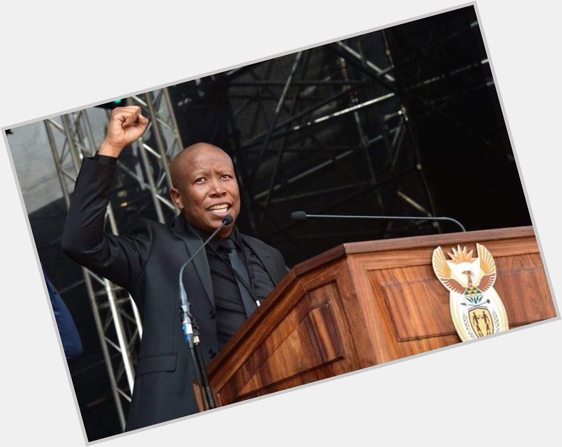 Happy birthday comrade president Julius Malema 