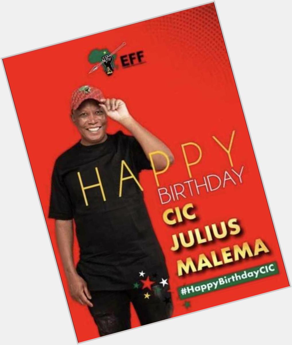 Happy birthday EFF commandate Julius Malema 