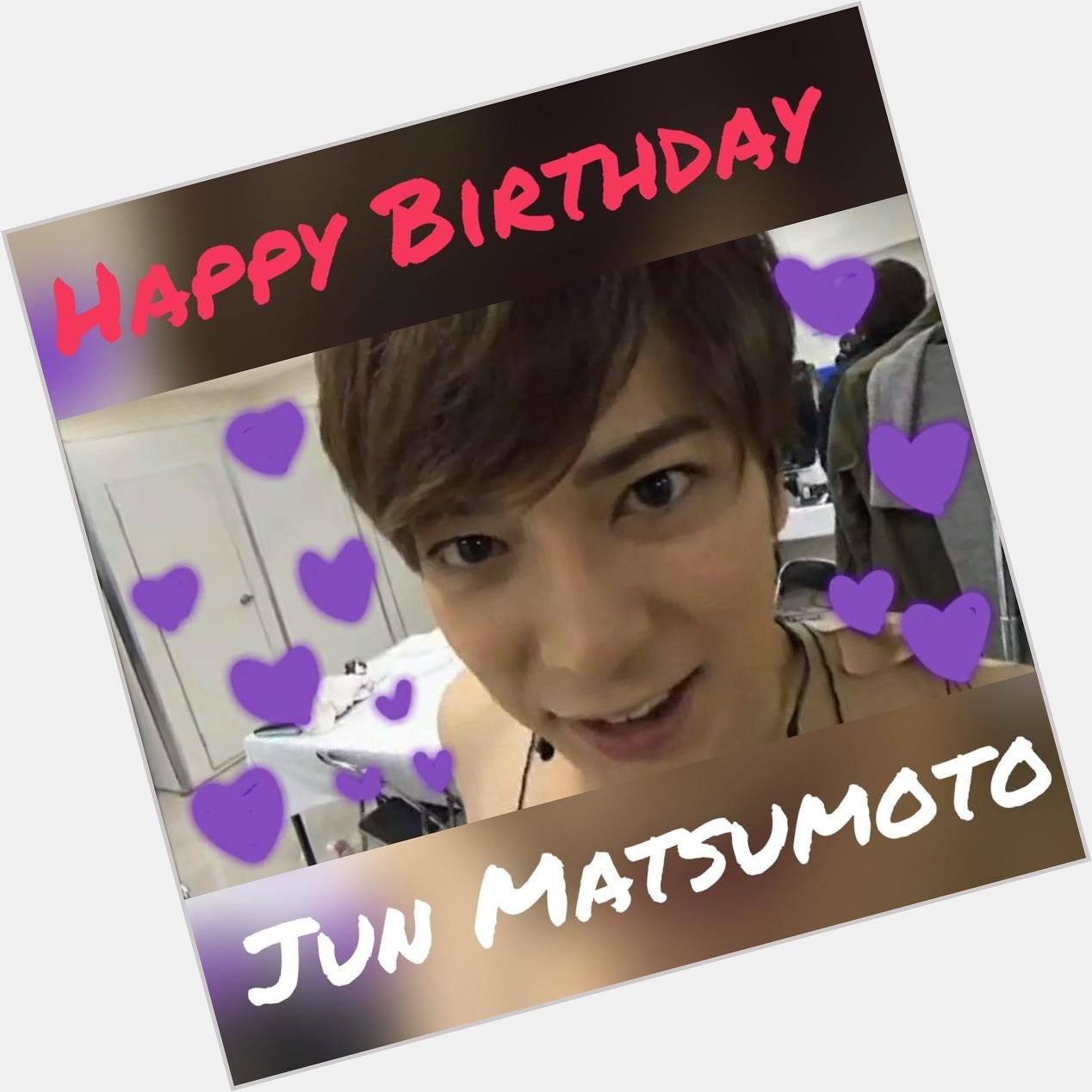 Happy Birthday Jun Matsumoto                                                              