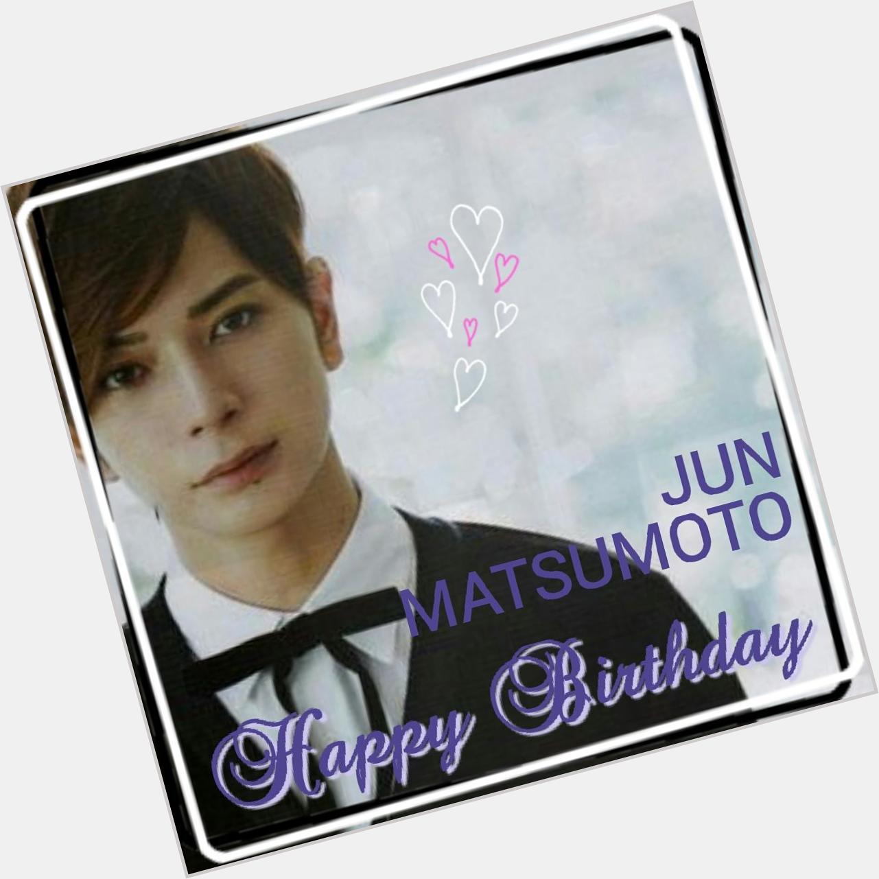 JUN MATSUMOTO 
Happy Birthday   1983.08.30 2015.08.30                                                           