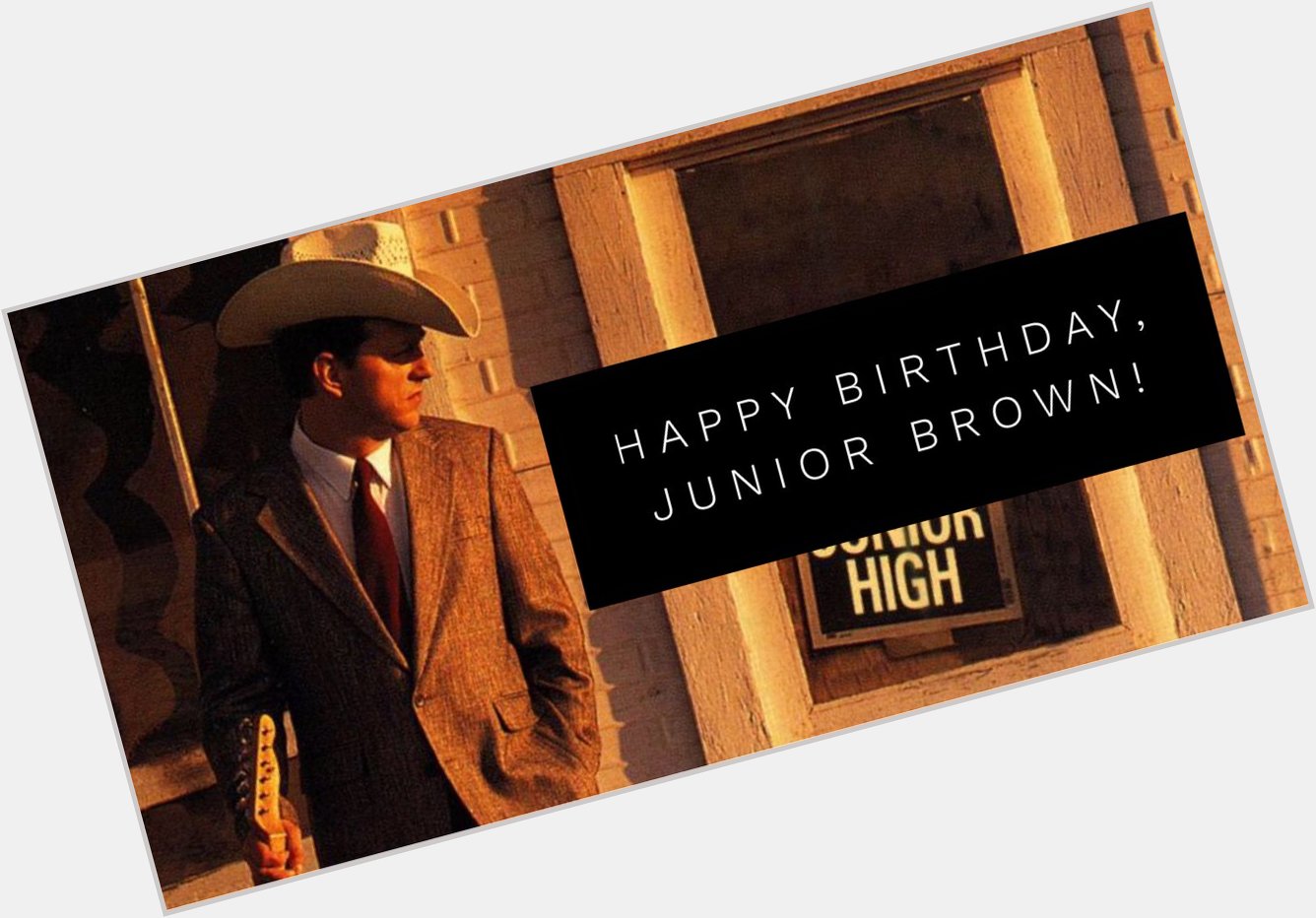 Happy 67th Birthday to Junior Brown! What s your favorite tune from this super-picker!?  