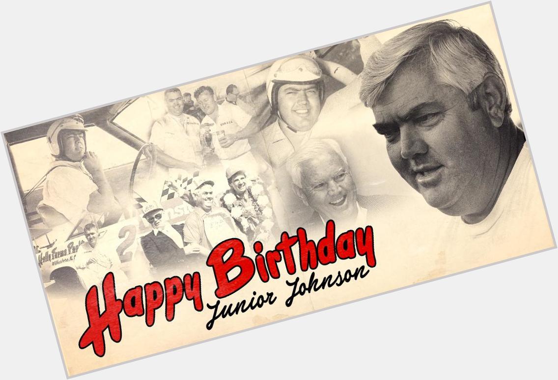 86 years ago today, a legend was born. 

Remessage to Junior Johnson a happy birthday! 