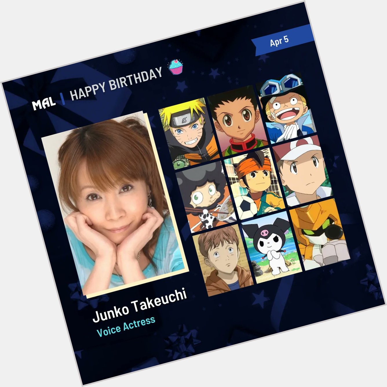 Happy Birthday to Junko Takeuchi! Full profile:  