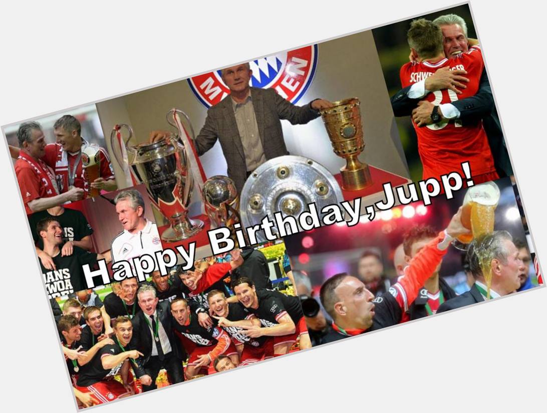 Happy 70th birthday, Jupp Heynckes. Bayern Munich misses you a LOT 