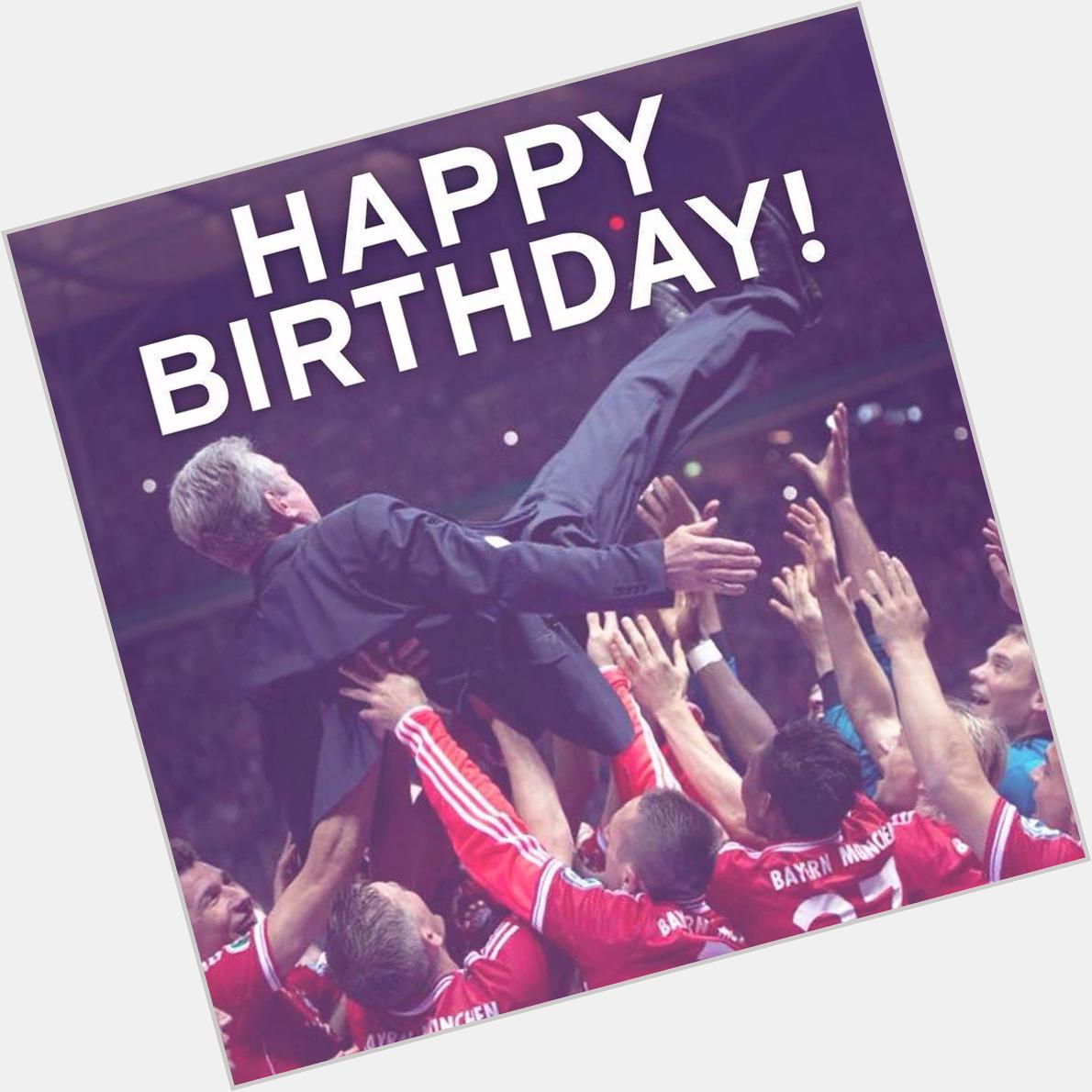 Jupp Heynckes turns 70 years old today.
 = Happy Birthday! 