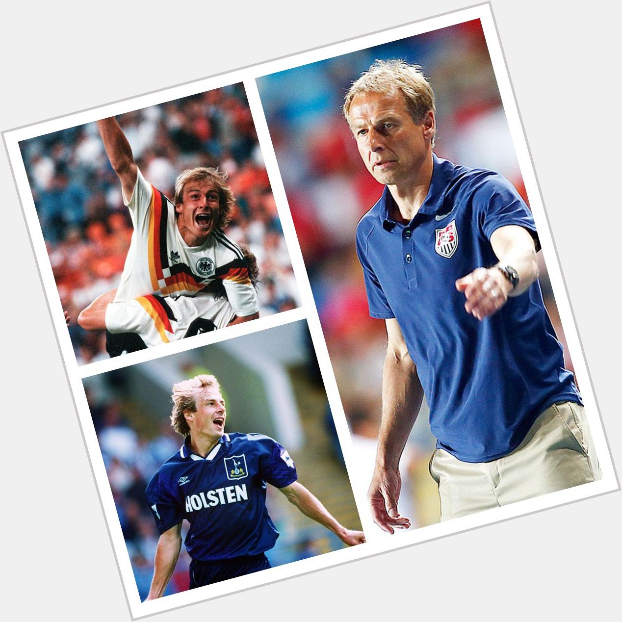 Happy birthday to coach/former striker Jurgen Klinsmann! 