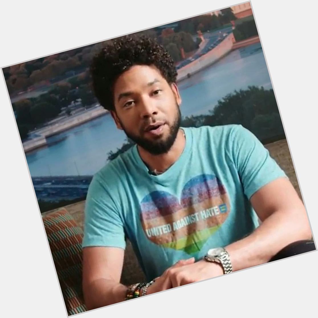 Happy birthday Jussie Smollett and fathers day .love yally 