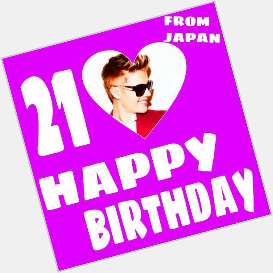 Happy Birthday
             Justin Bieber   