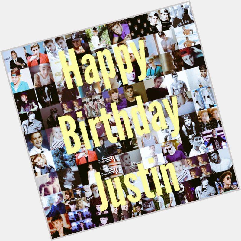 HAPPY BIRTHDAY JUSTIN I Love you Love Me - Justin Bieber  made with 