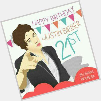 Happy birthday justin bieber   Hopefully always longevety, more handsome and cool     