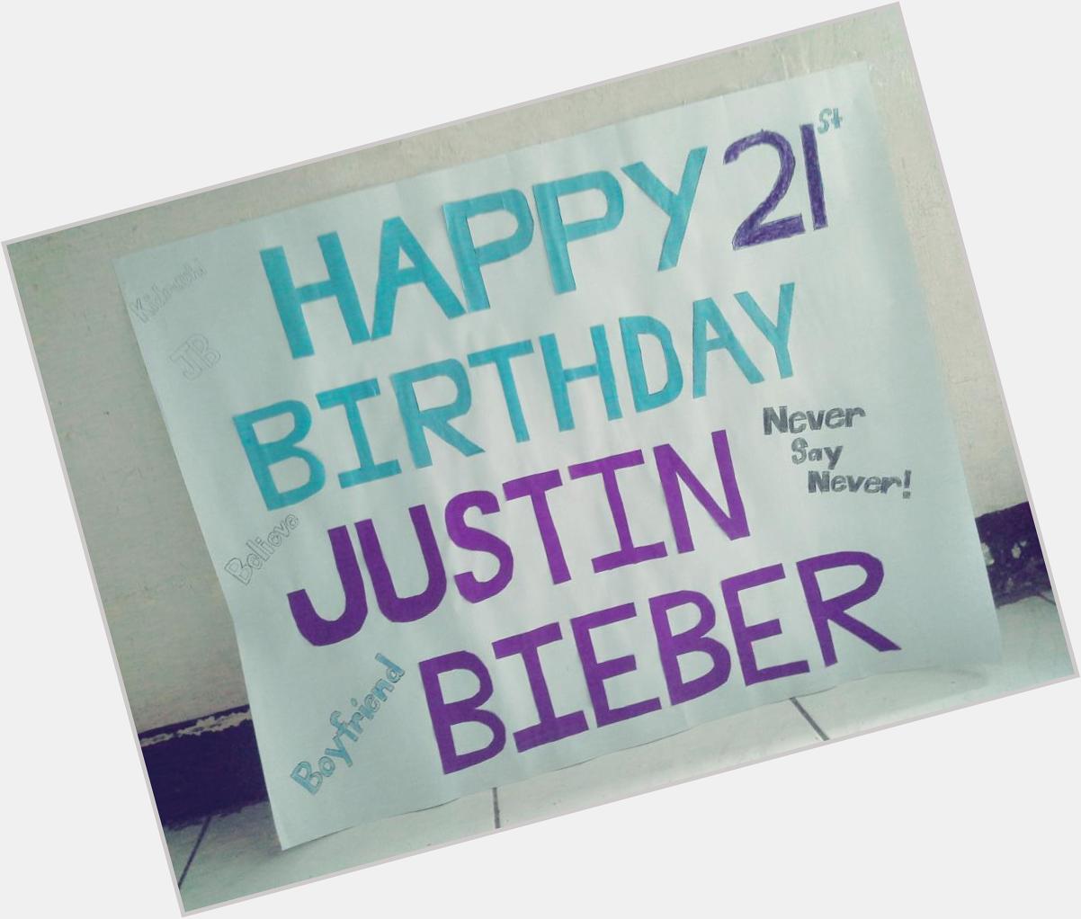 Happy birthday Swagger King              WE LOVE YOU JUSTIN BIEBER! 