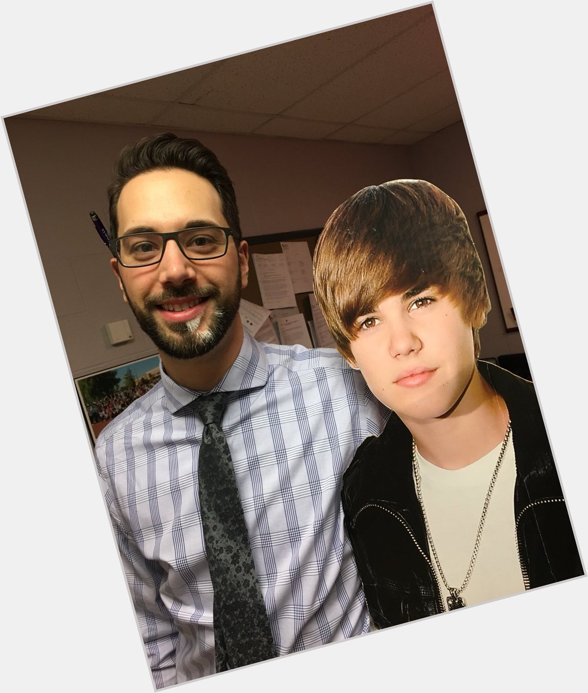 Did you know Justin Bieber and Mr. Zawacki share the same birthday? (March 1). Happy birthday to the both of you.  