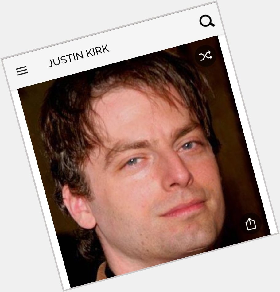 Happy birthday to this great actor.  Happy birthday to Justin Kirk 
