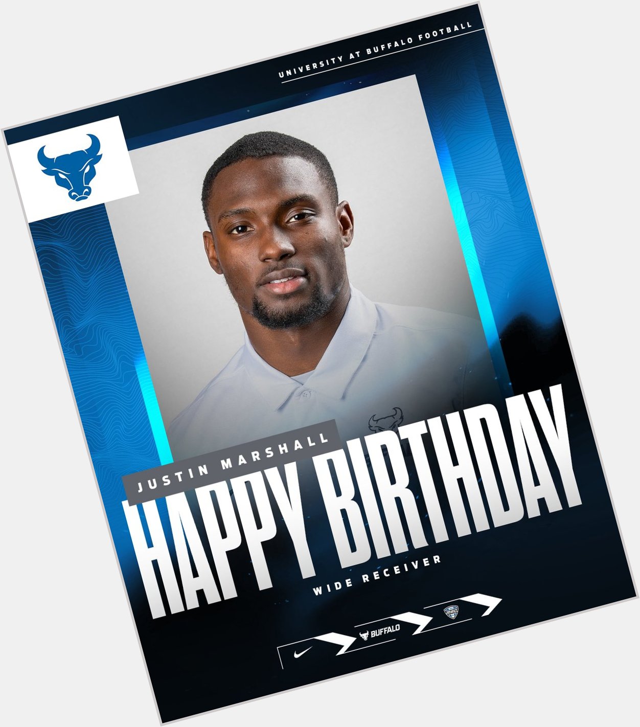 Happy Birthday to Bulls Wide Receiver Justin Marshall! | 
