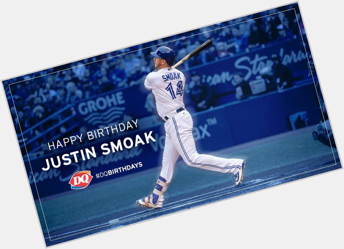  Just-in time to celebrate! to join us & in wishing All-Star Justin Smoak a happy birthday! 