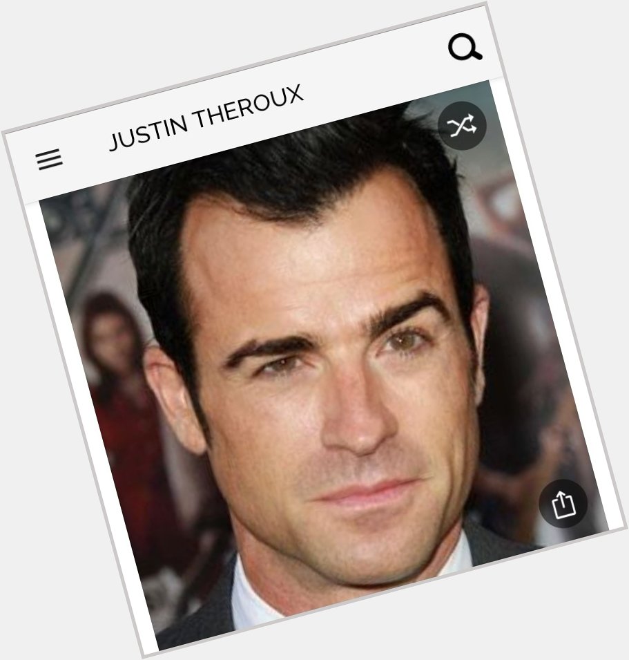 Happy birthday to this great actor.  Happy birthday to Justin Theroux 