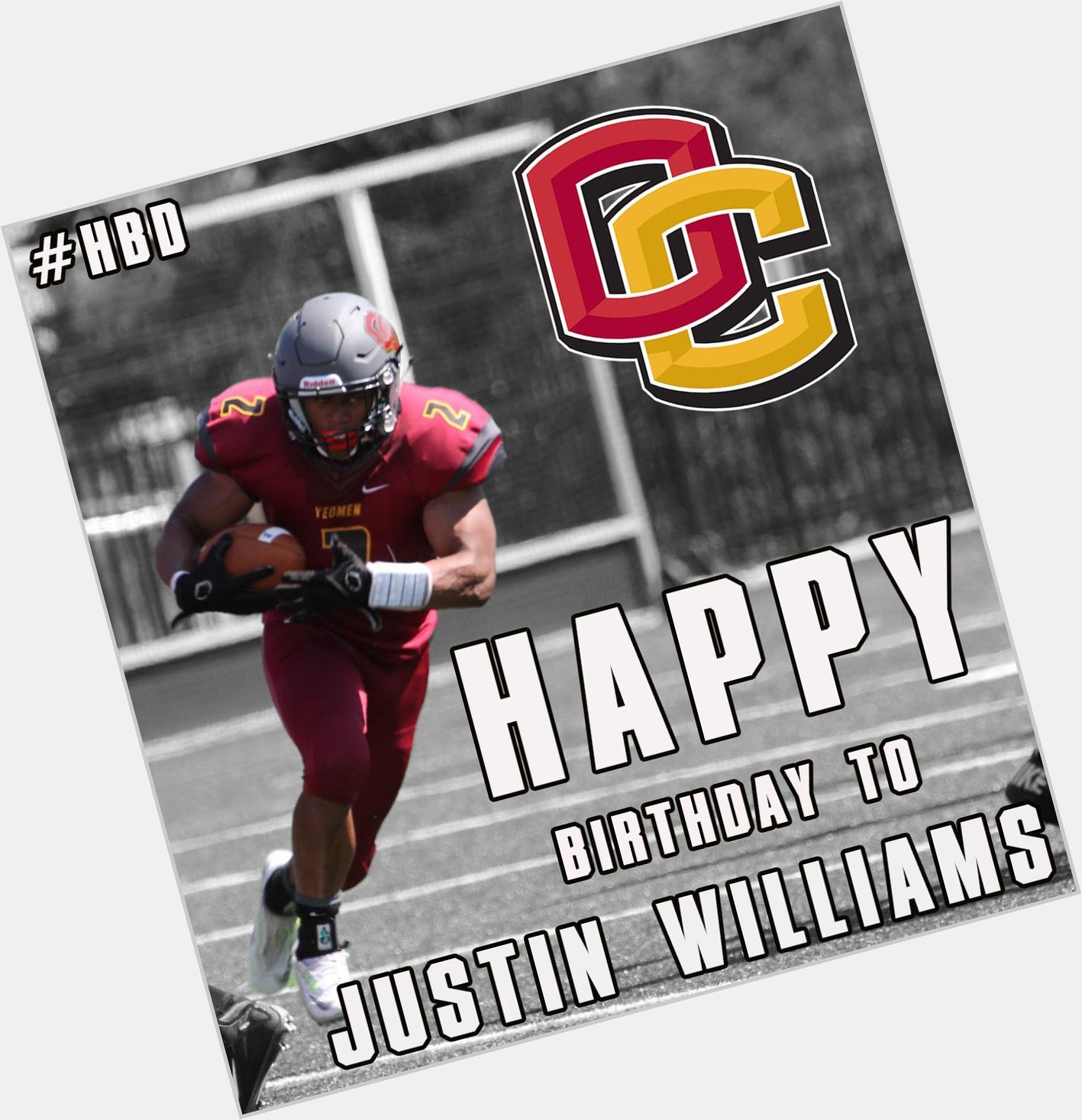 Screaming Happy Birthday to Justin Williams, Enjoy your day  