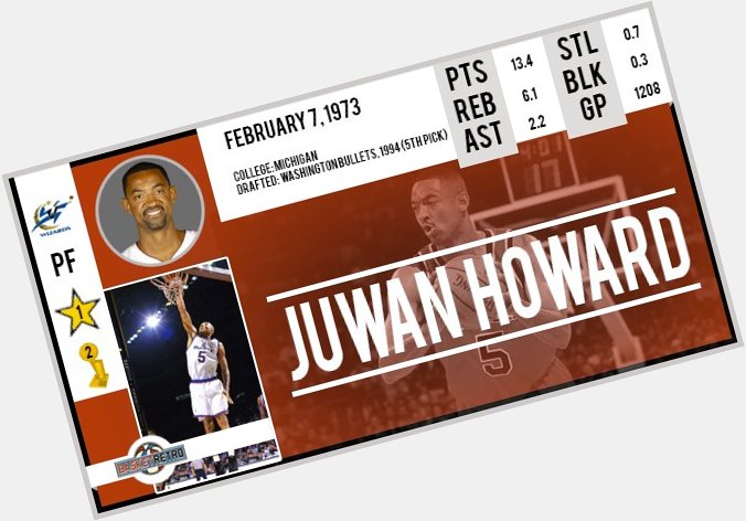 Happy birthday Juwan Howard !   