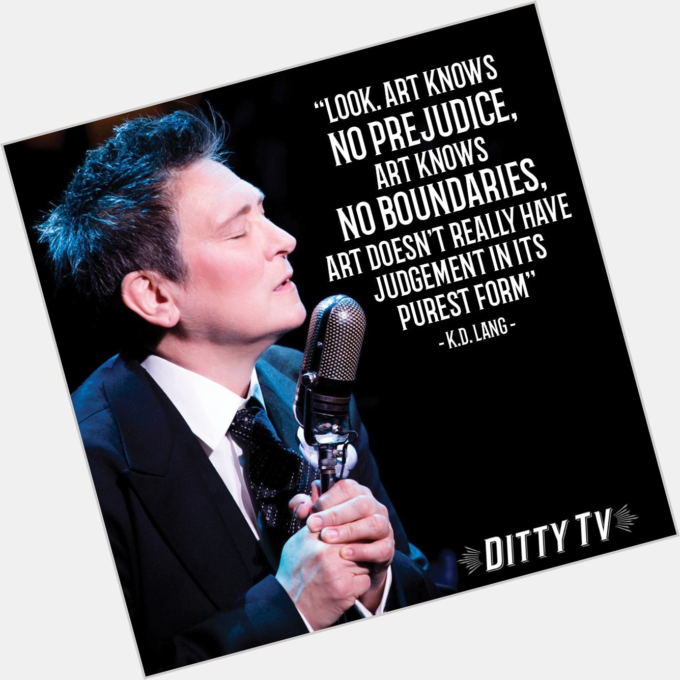Happy Birthday to one of our favorite Canadians, k.d. lang! 
