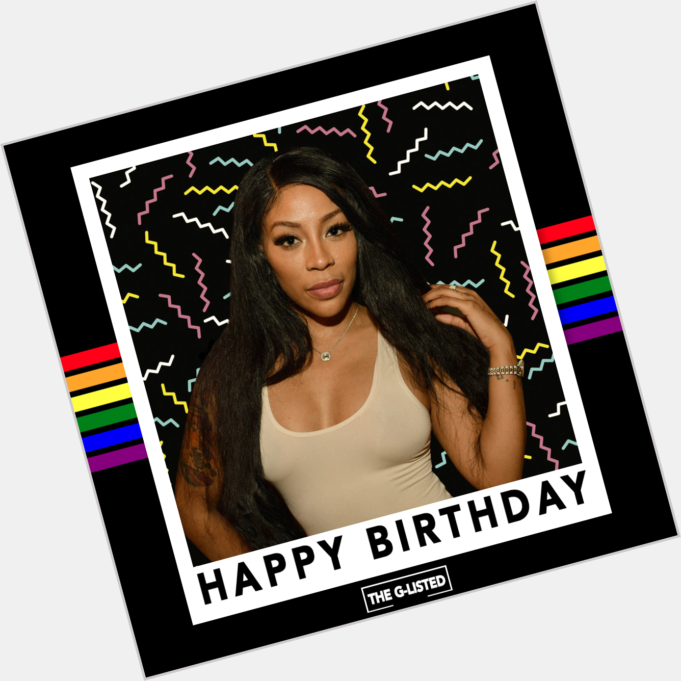Happy birthday to R&B/country music singer and TV star K. Michelle!!! 