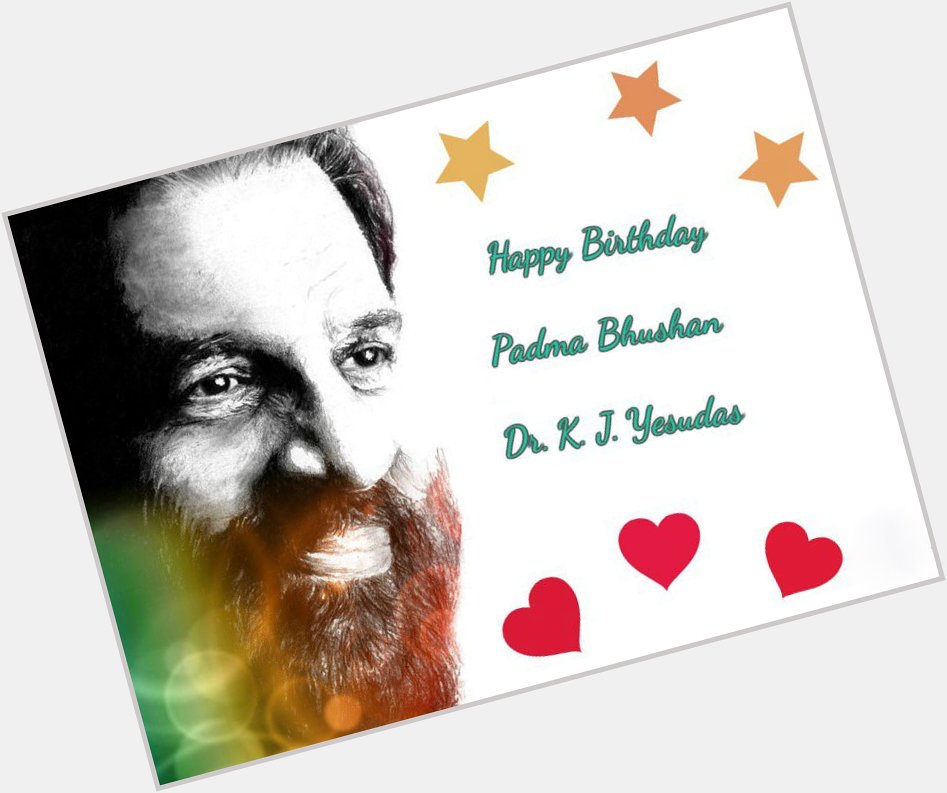 Wishes Padma Bhushan Dr.K.J.Yesudas a Very Happy Birthday!!!    
