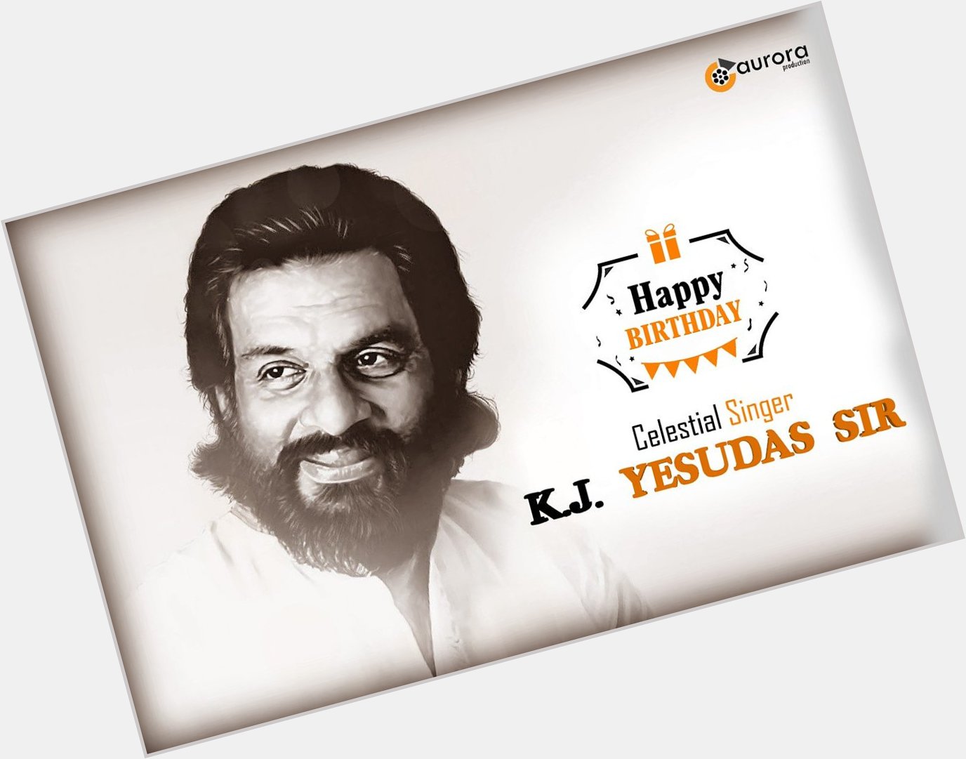   Happy birthday Indian musician and padam vibhushan Mr.K.J.Yesudas 