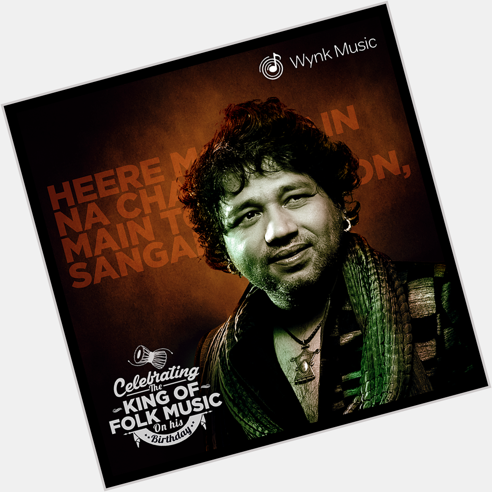 5000 songs in 20 languages. Happy birthday to the very versatile Kailash Kher!  