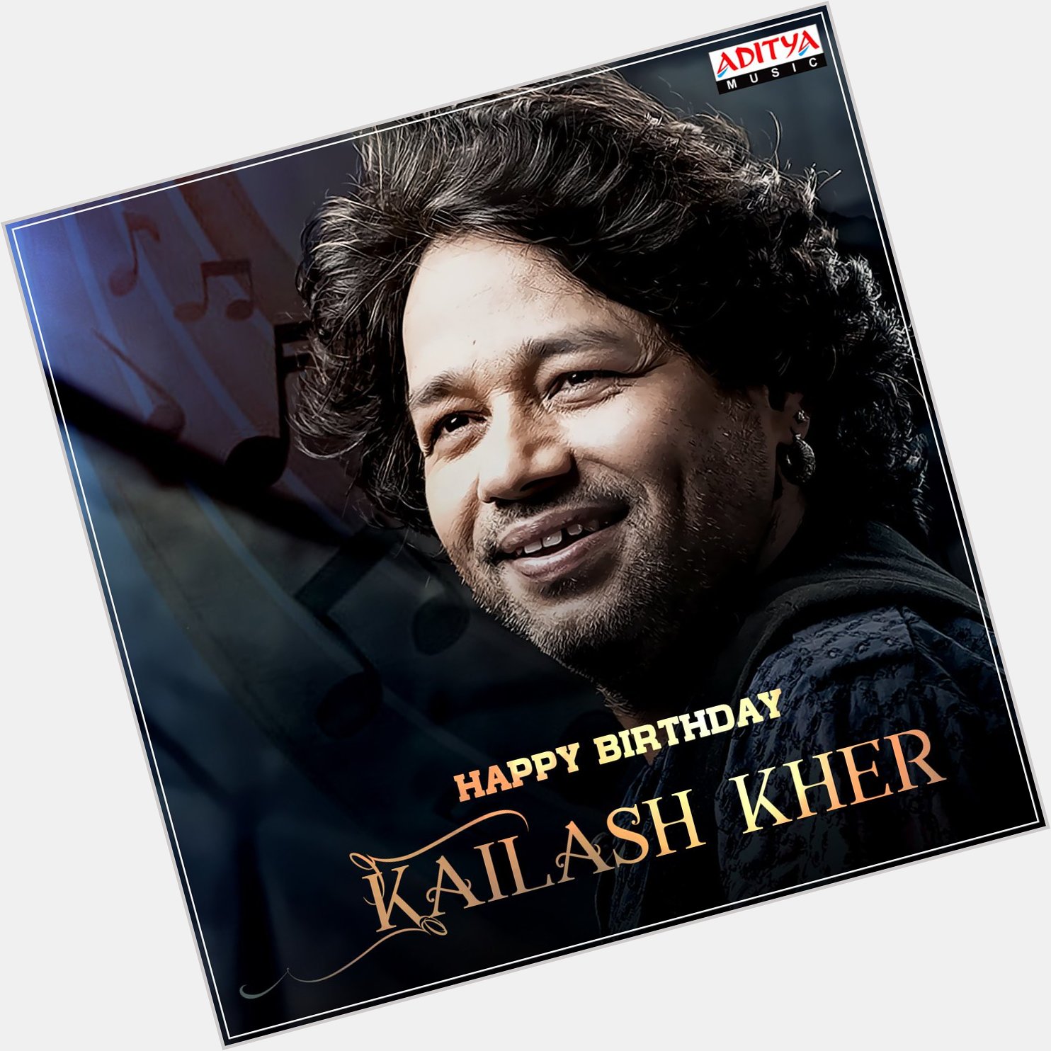 Happy 48th Birthday to Indian Playback Singer & Music Composer,
Mr Kailash Kher Ji.       