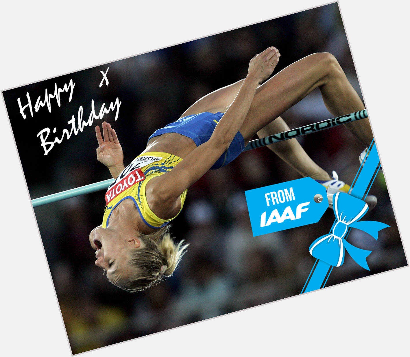  Happy Birthday to World and Olympic Champion Kajsa Bergqvist 