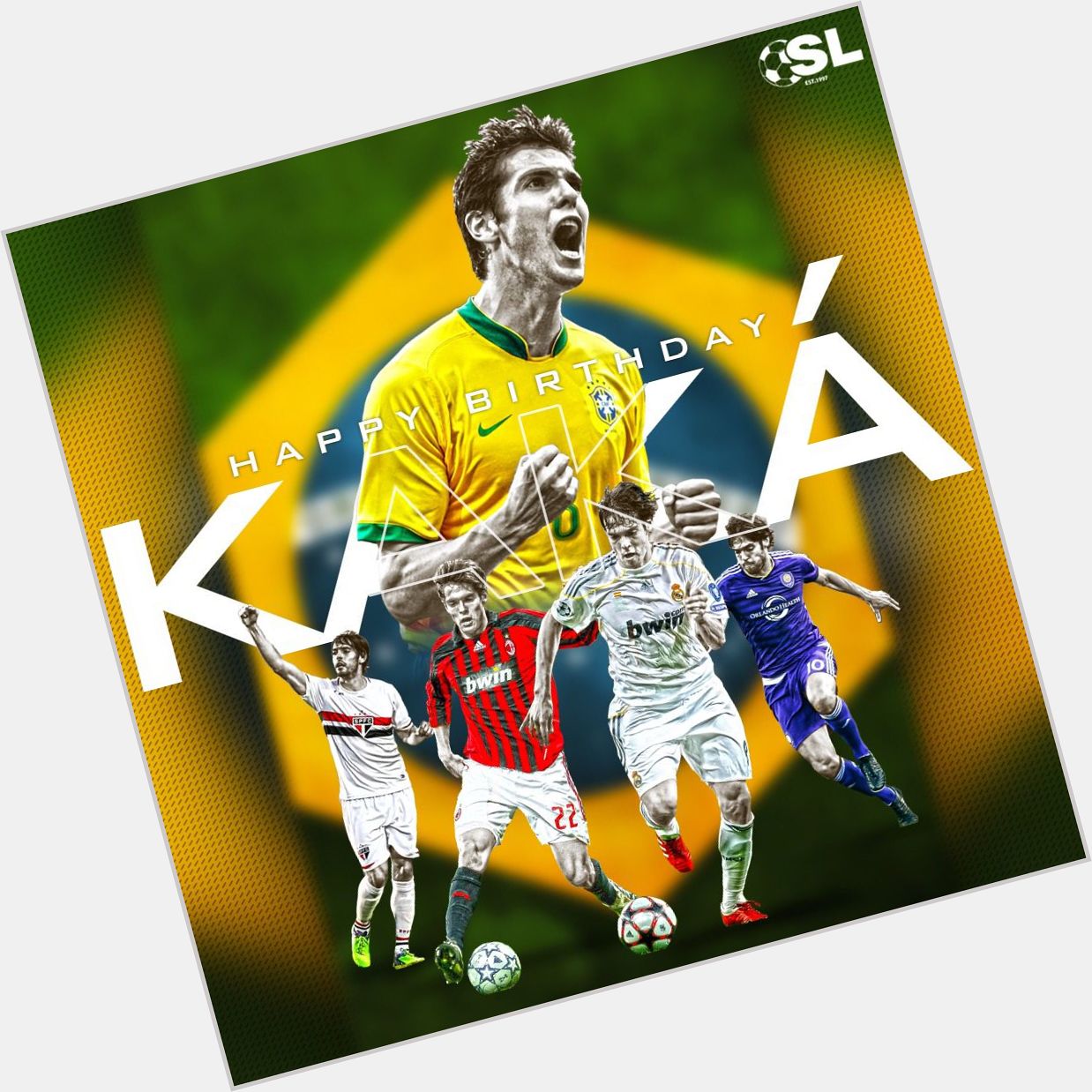 Happy Birthday to Brazilian legend, Kaká! 