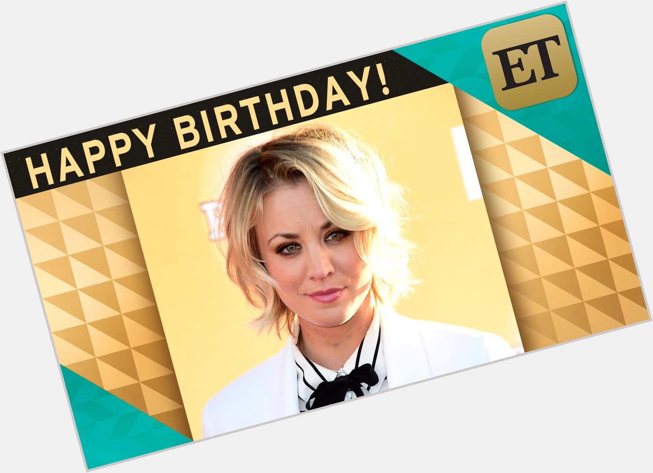 Happy birthday, Kaley Cuoco! Here\s to being 30 and flirty and thriving.   