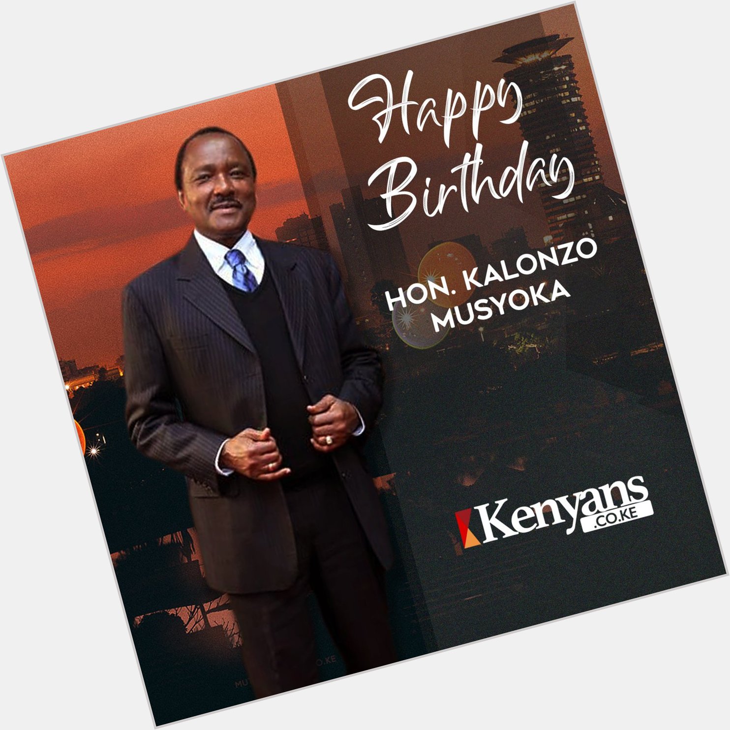 Happy birthday to Kalonzo Musyoka he turns 65 We wish him nothing but the very best in his new year. 