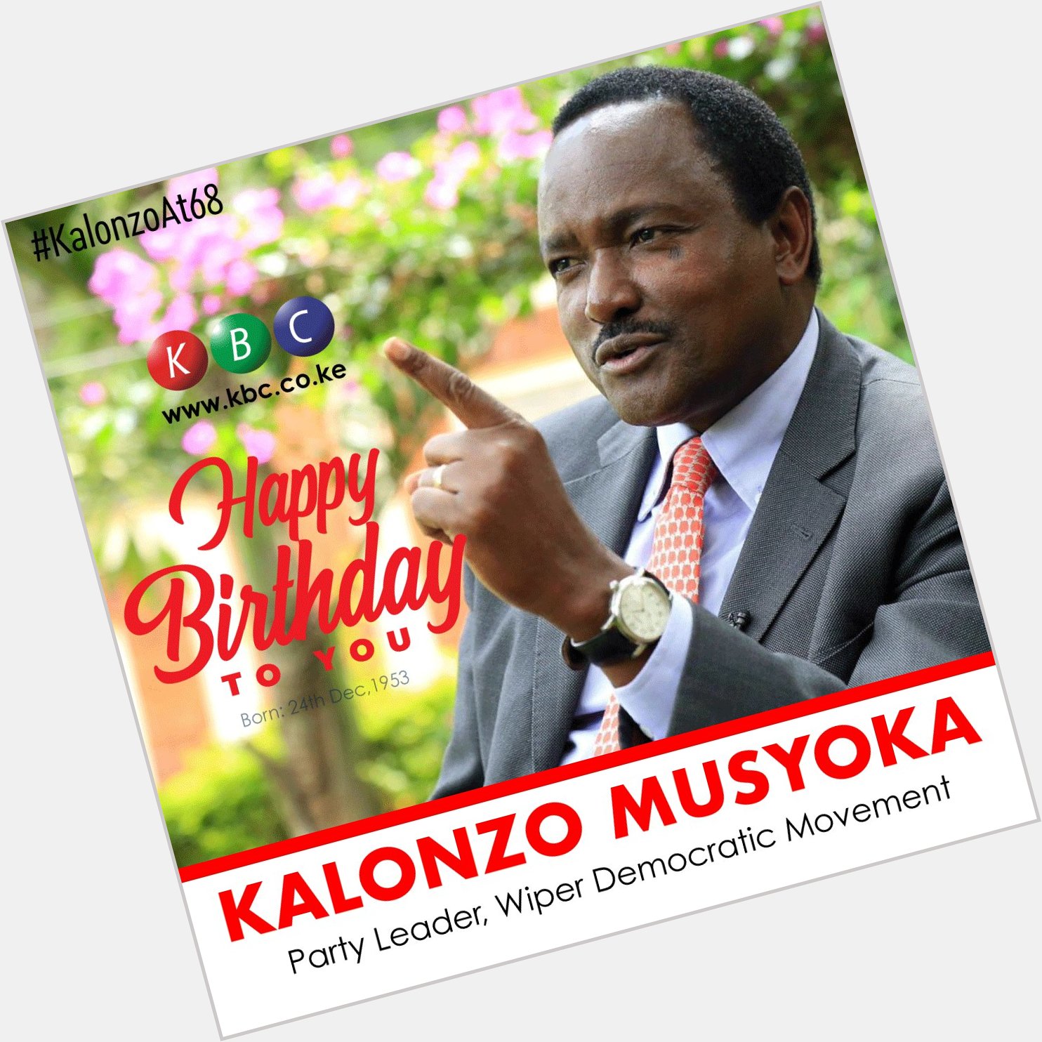 Happy birthday Kalonzo musyoka. 