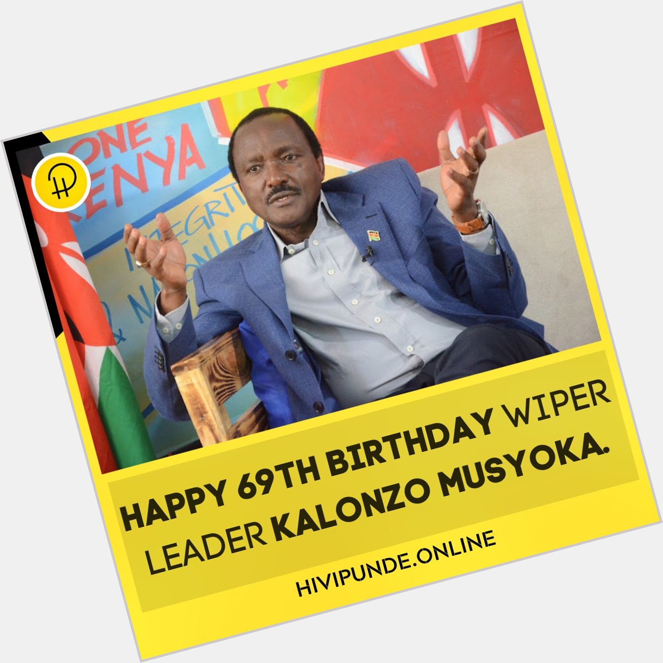 Happy 69th birthday Hon Kalonzo Musyoka. 