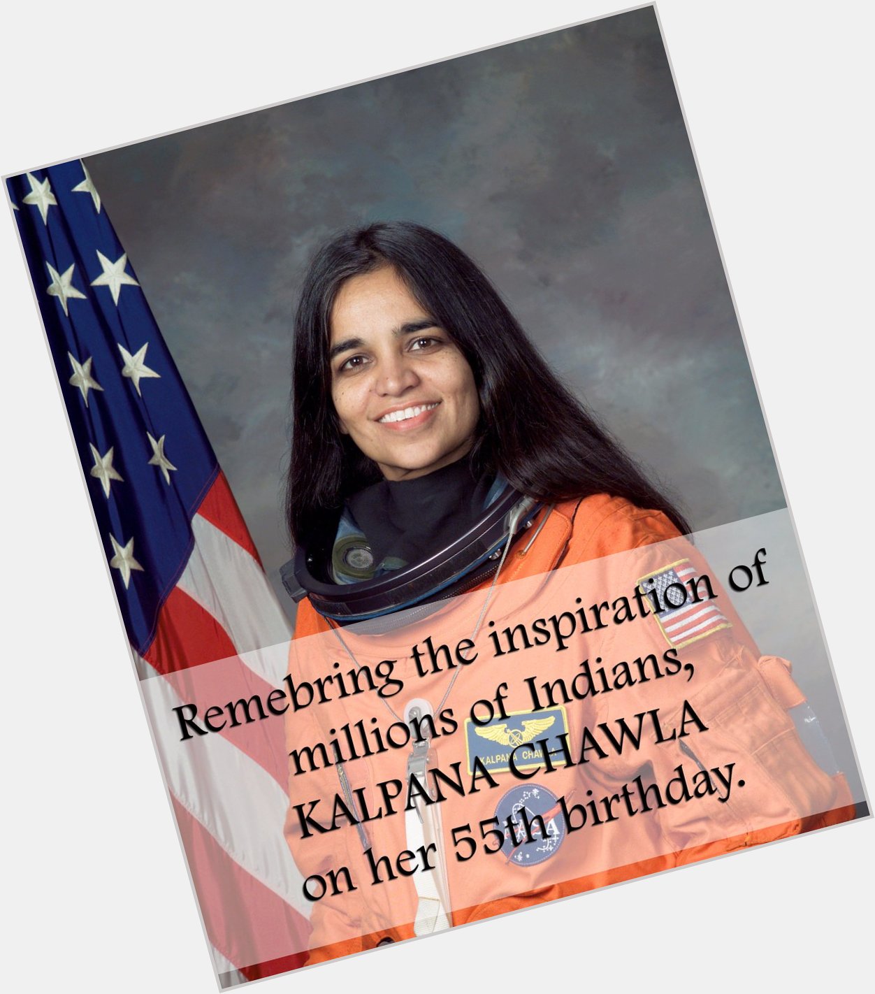 Team TDX wishes KALPANA CHAWLA a very Happy Birthday. You are the proud of our nation. 