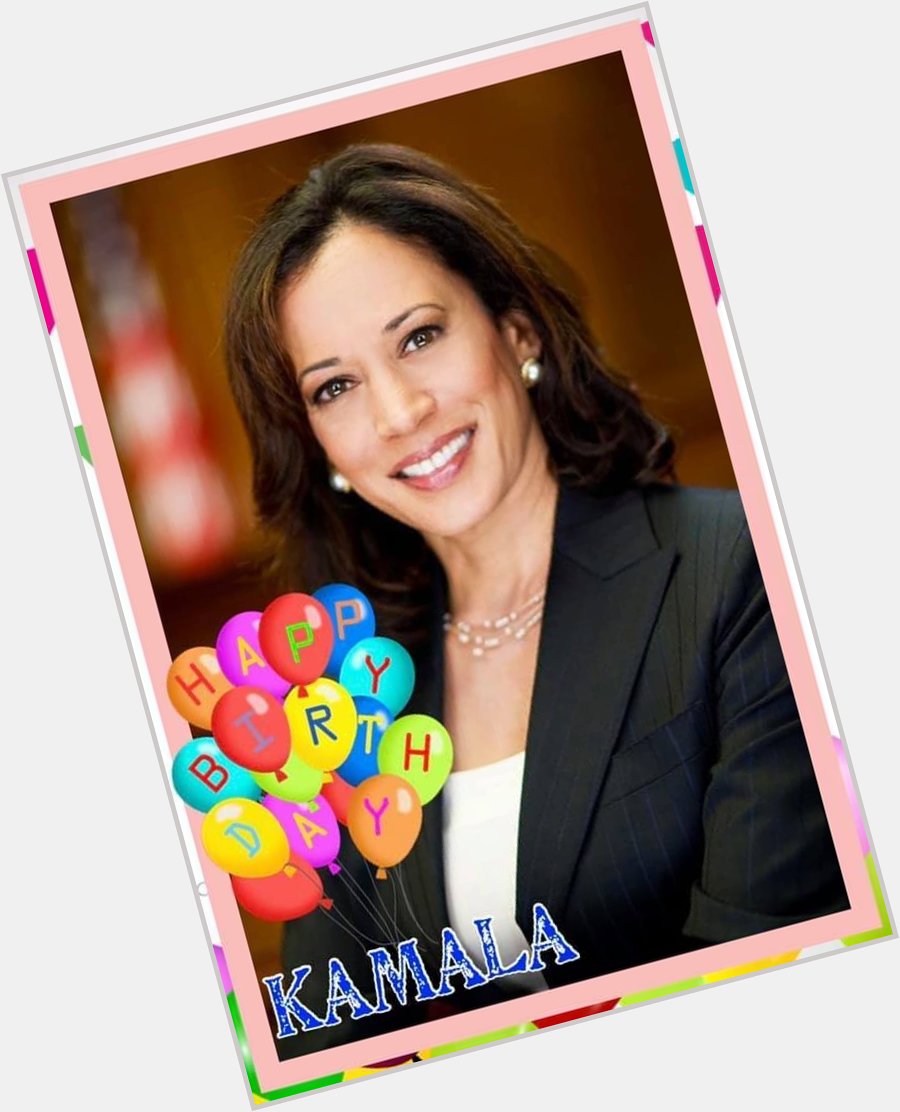Happy Birthday!

Today (October 20) is Kamala Harris Birthday! . Wishing Her All The Best! 