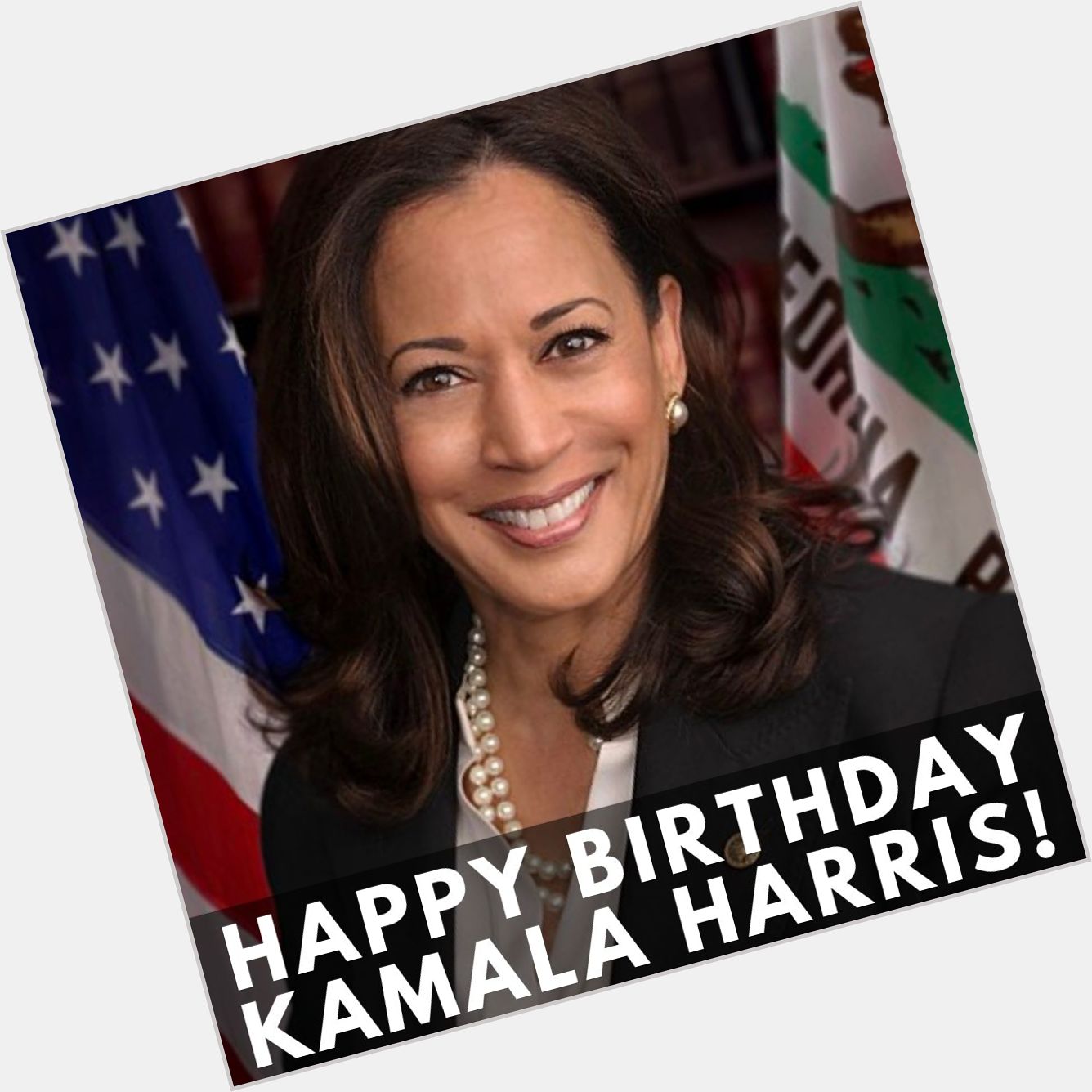 Happy Birthday to Democratic Vice Presidential nominee Kamala Harris! 
