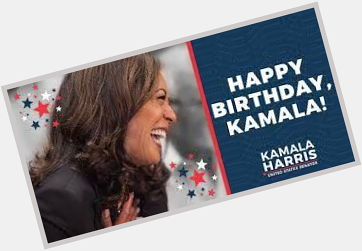 Happy 56th Birthday to the next Vice President of the United States Kamala Harris!   