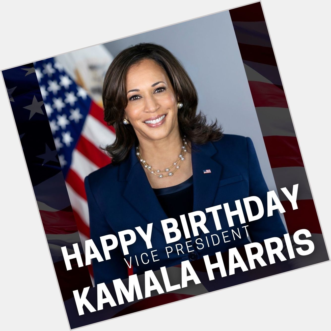  HAPPY BIRTHDAY -- Today Vice President Kamala Harris turns 57! 