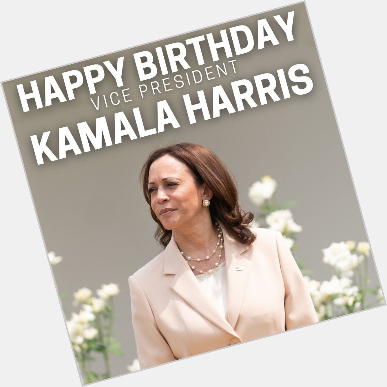 Happy Birthday Vice President Kamala Harris 