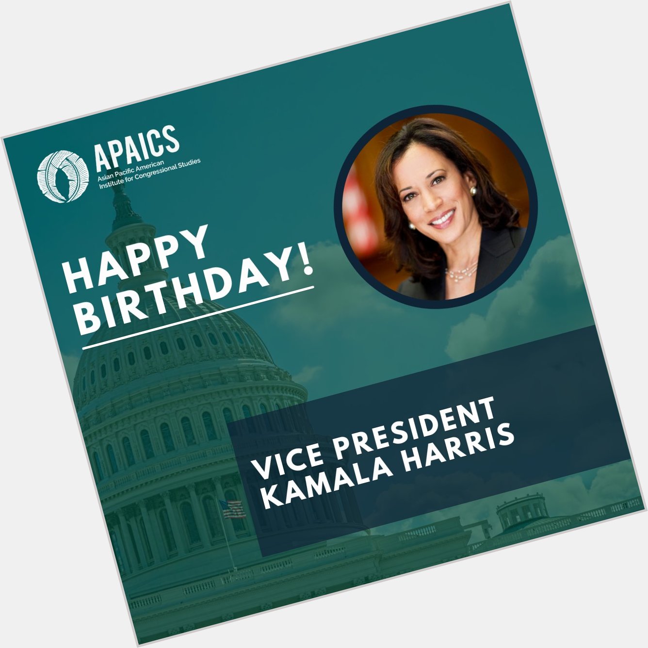 Wishing a happy birthday to Vice President Kamala Harris 