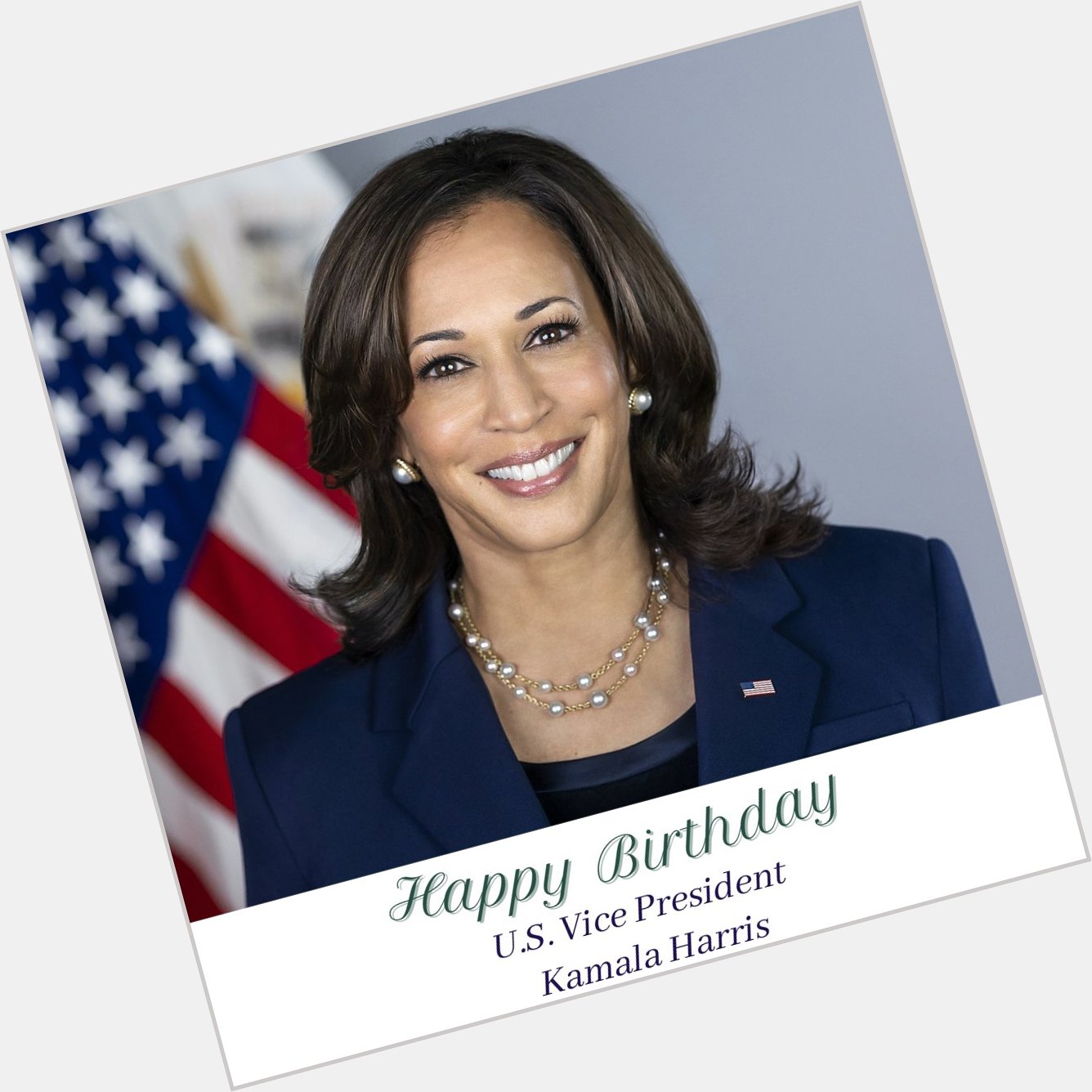 Wishing our , Madam Vice President Kamala Harris a Happy Birthday     