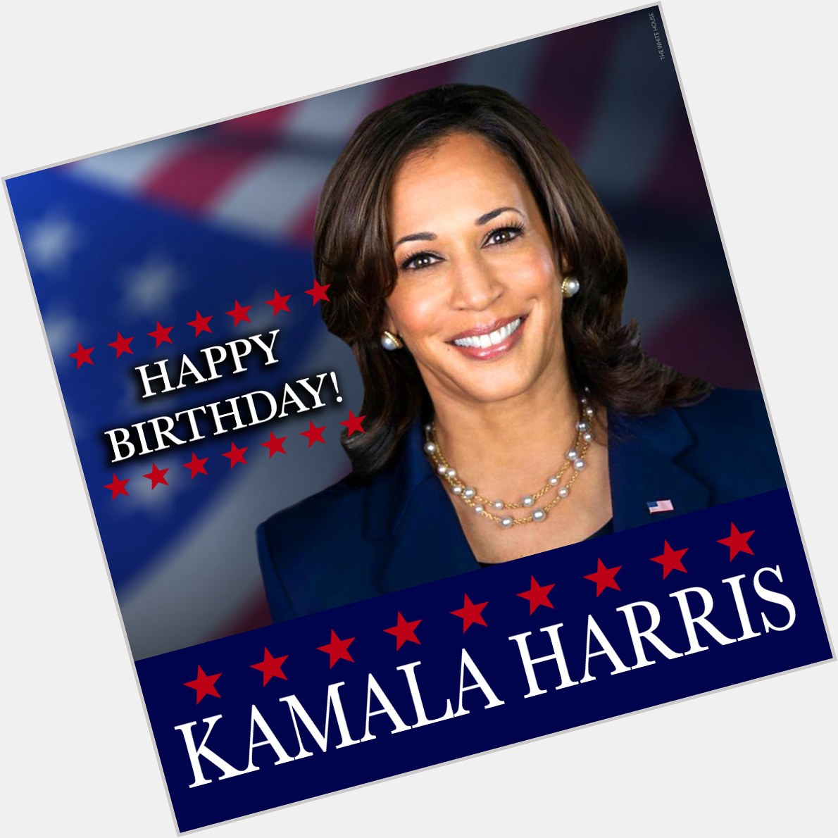 Happy birthday! Vice President Kamala Harris turns 58 years old today. 