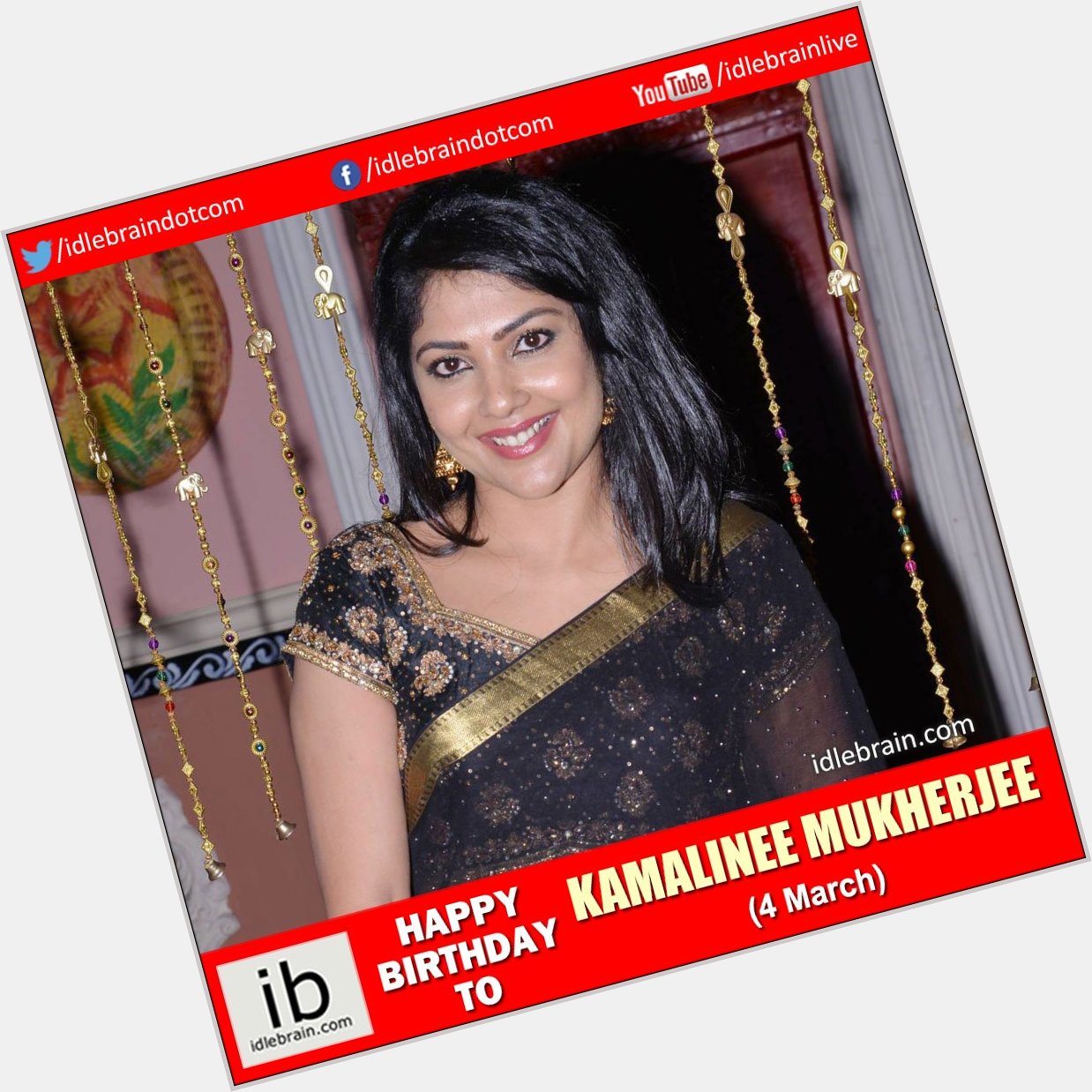 Happy Birthday to Kamalinee Mukherjee (4 March) -  