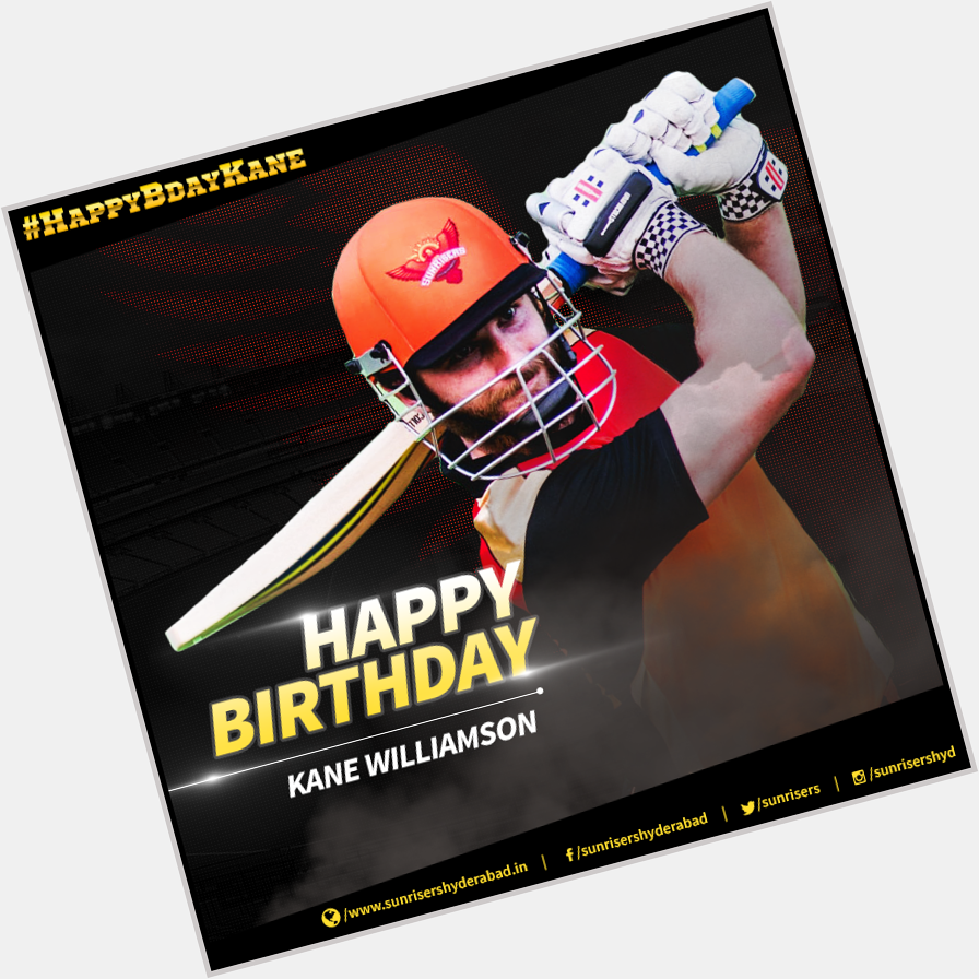 A big Happy Birthday to our young star, Kane Williamson. Only greatness lies ahead for him  