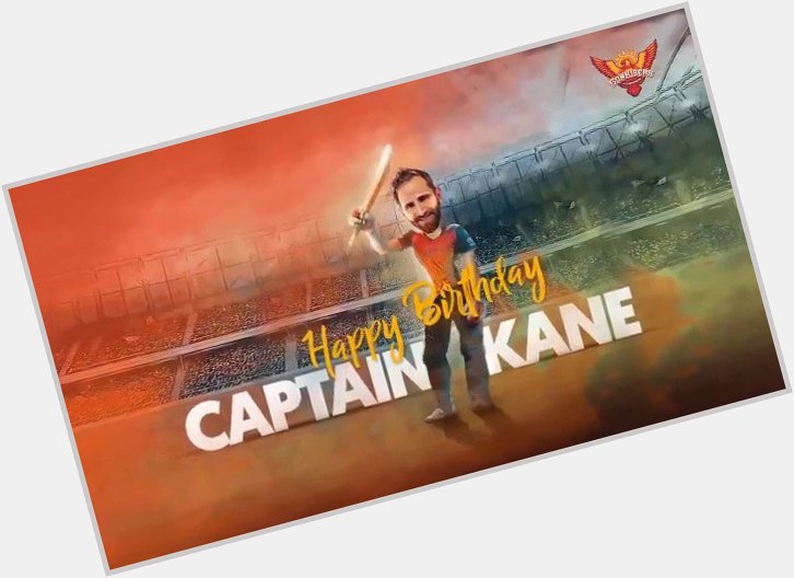 Captain. Leader. Kane Williamson. 

Happy birthday, skipper!    